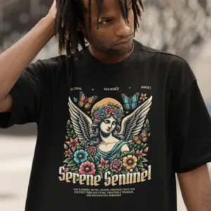 Camiseta Oversize Serene Sentinel