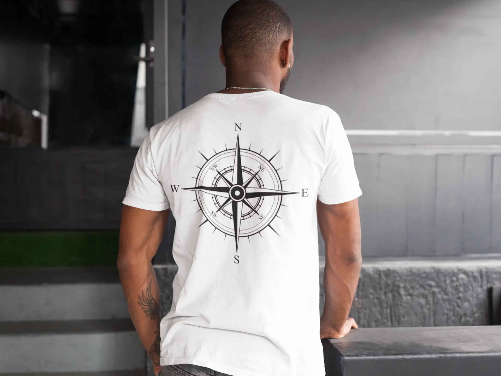 Camiseta Semioversize Dirección Firme