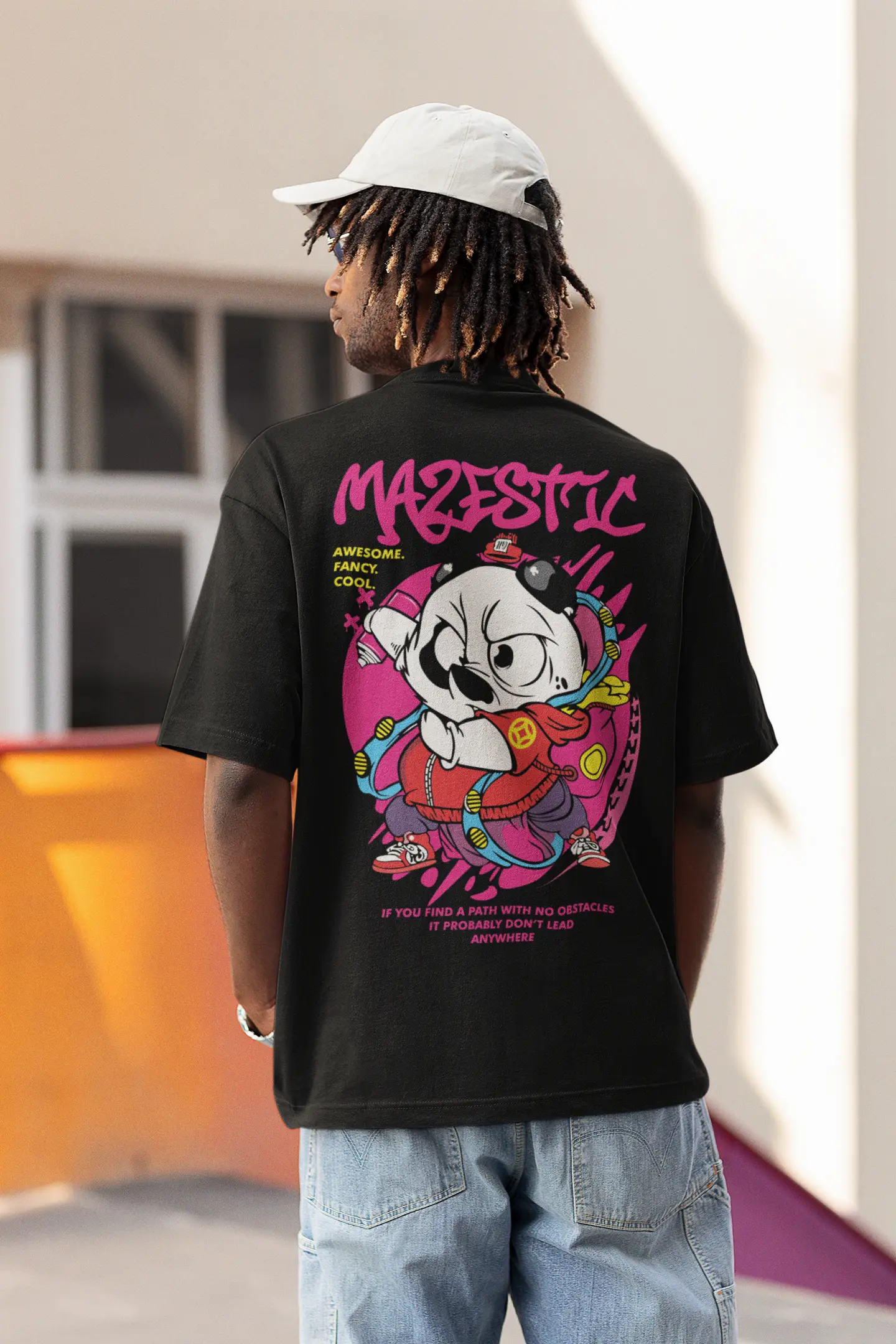 Camiseta Oversize PandasTastic