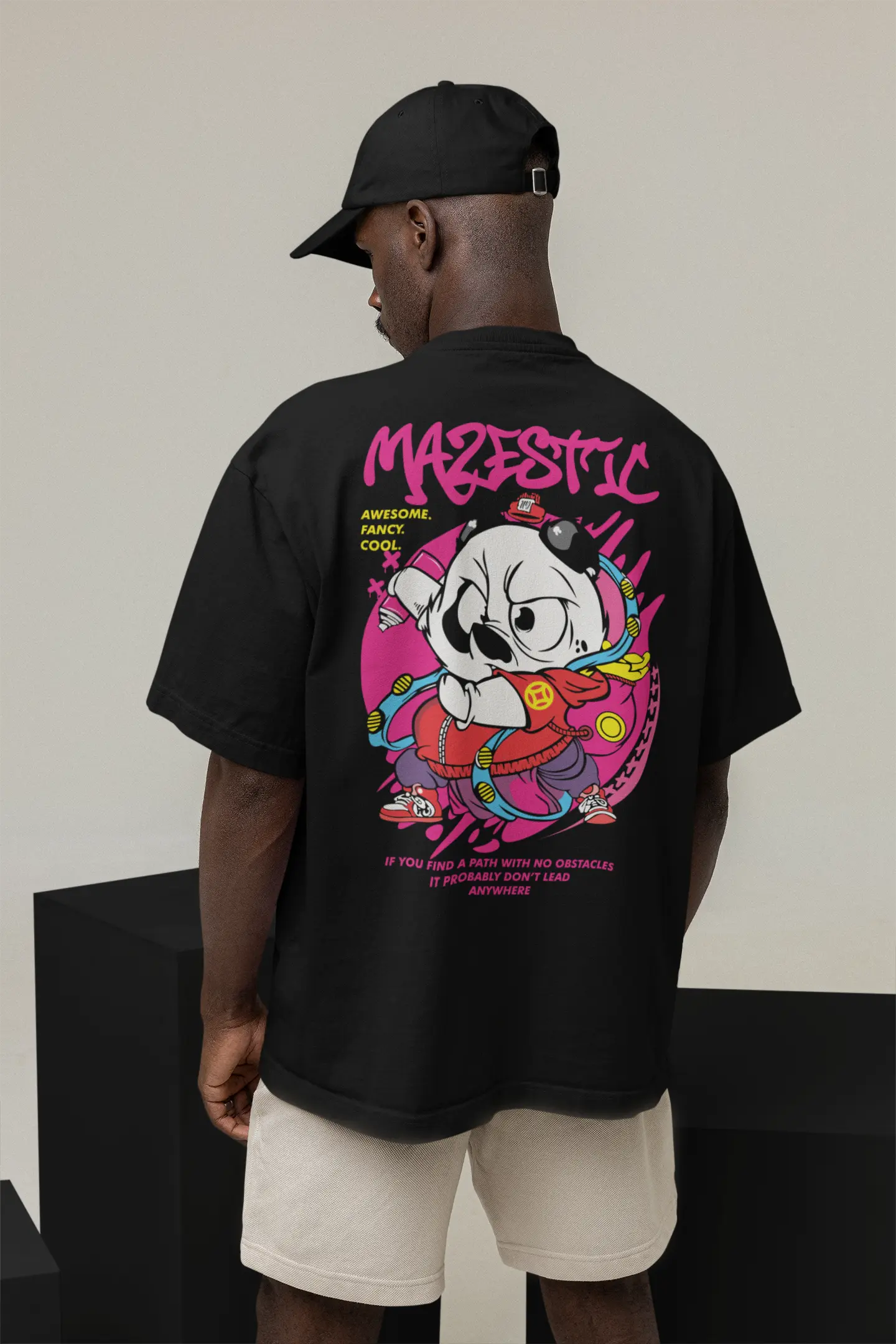 Camiseta Oversize PandasTastic - Imagen 2