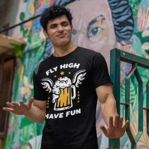 Camiseta Semioversize Cheers to Life