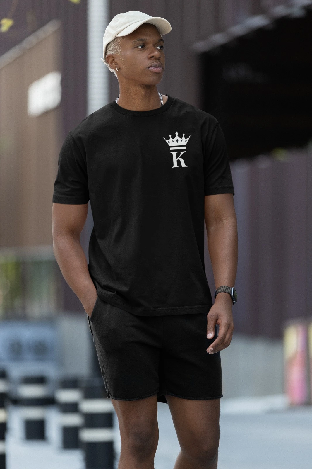 Camiseta Semioversize Poker Royalty