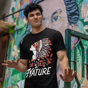 Camiseta Semioversize Nature