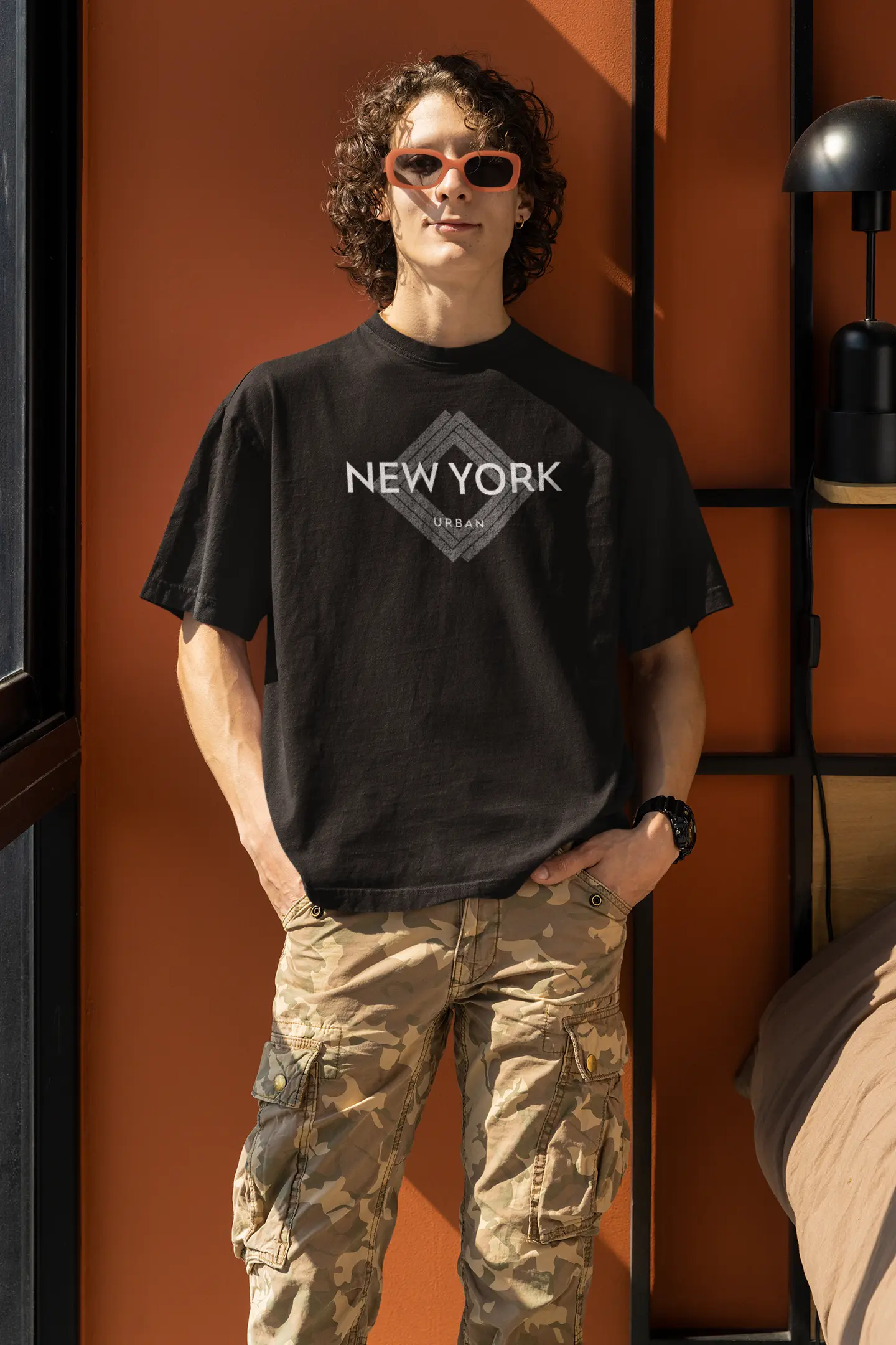 Camiseta Oversize New York Vibes - Imagen 3