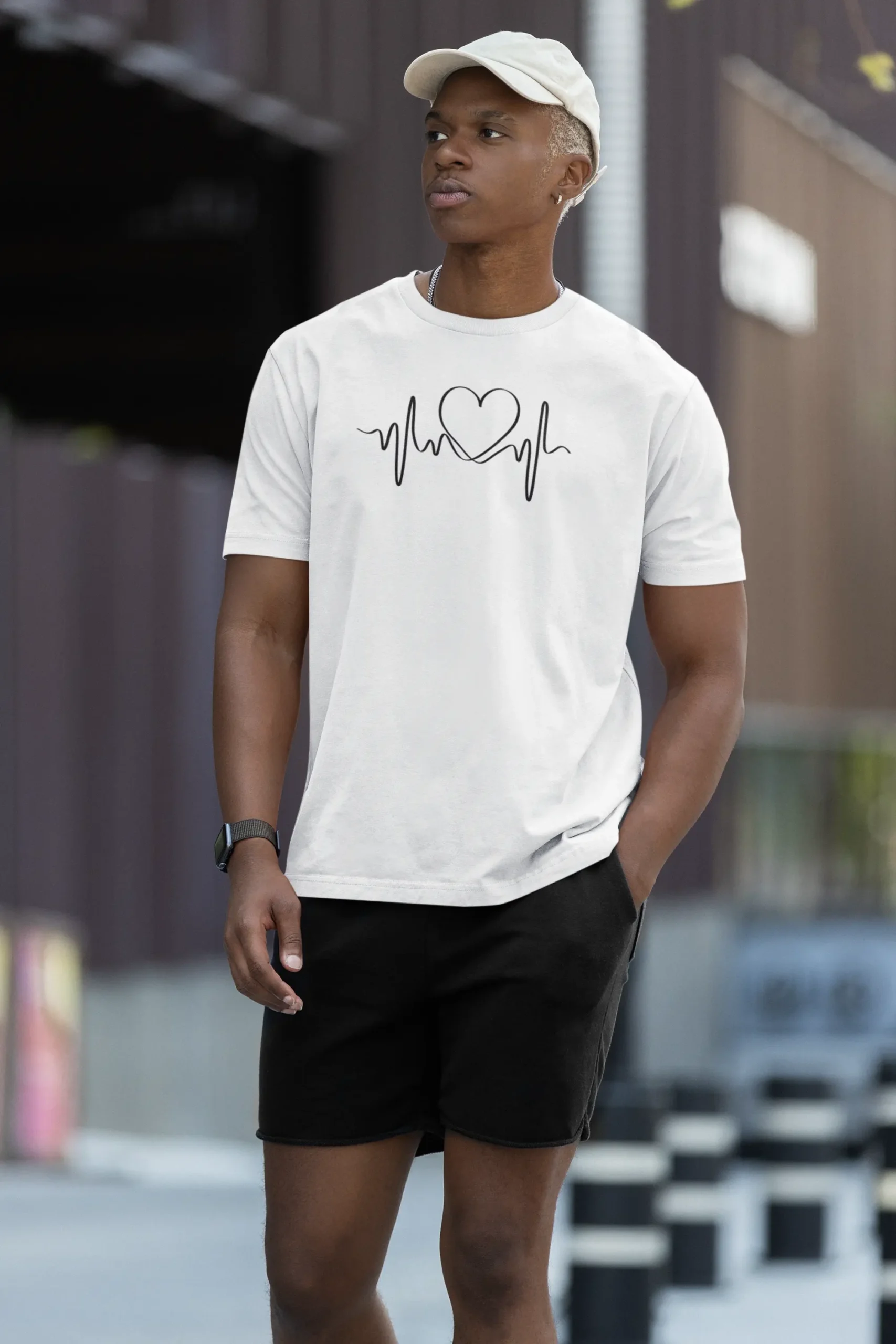 Camiseta Semioversize Heartbeat - Imagen 2