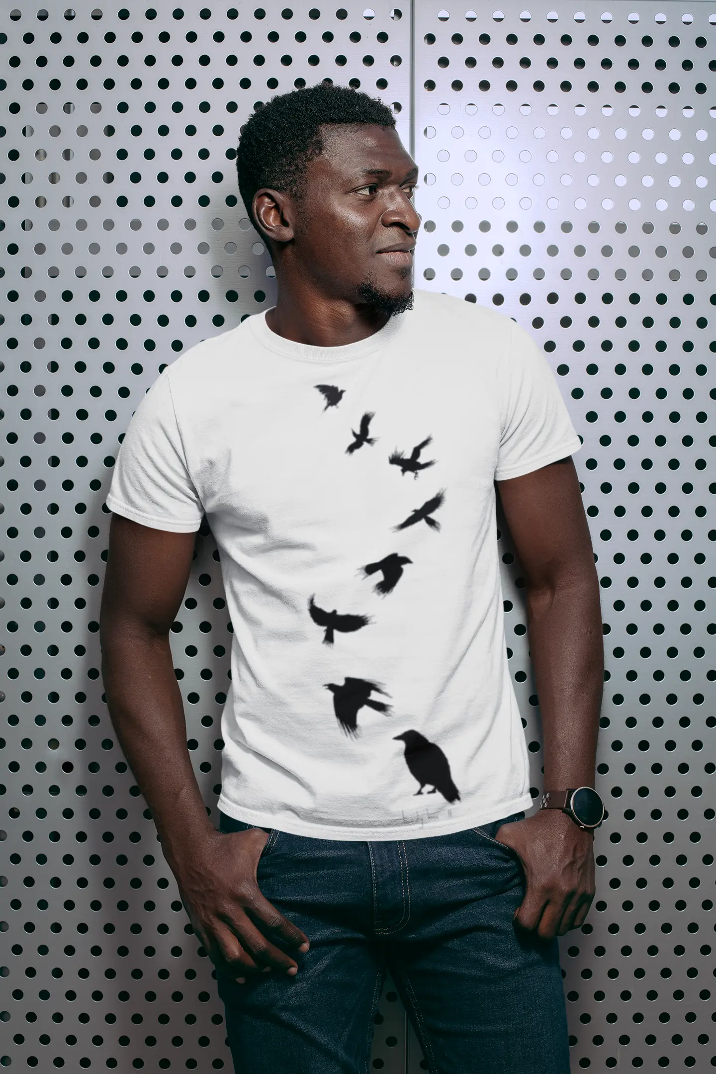 Camiseta Semioversize Alas en Bandada